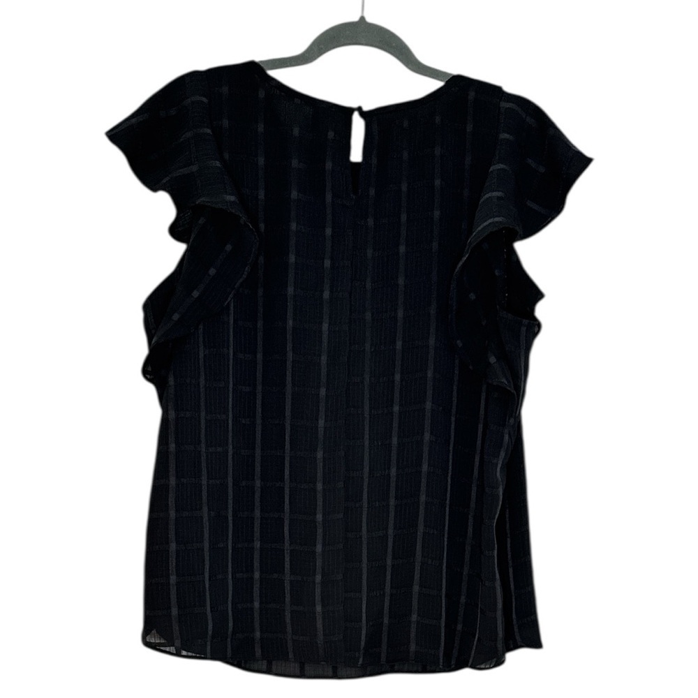 Elle Checkered Ruffle Blouse - Picture 4 of 5